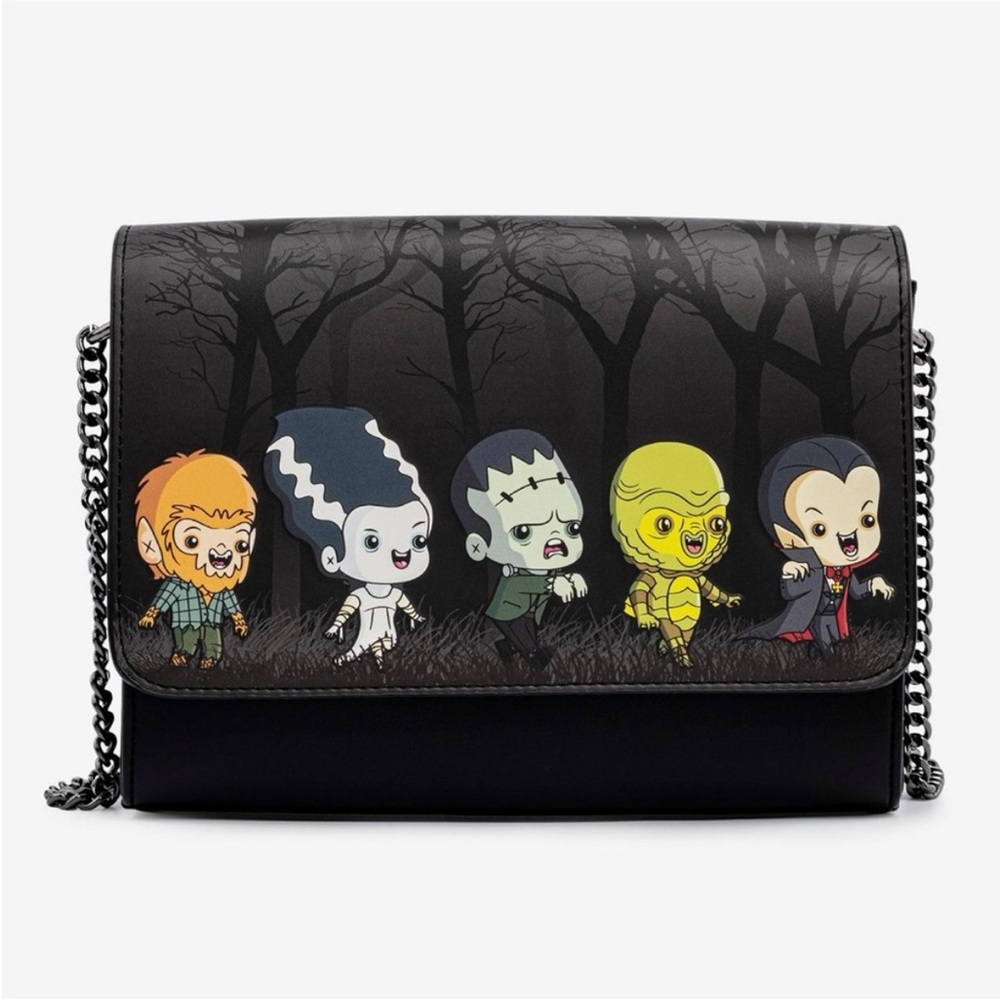 LOUNGEFLY 👑 Universal Monsters Chibi crossbody bag, NWOT